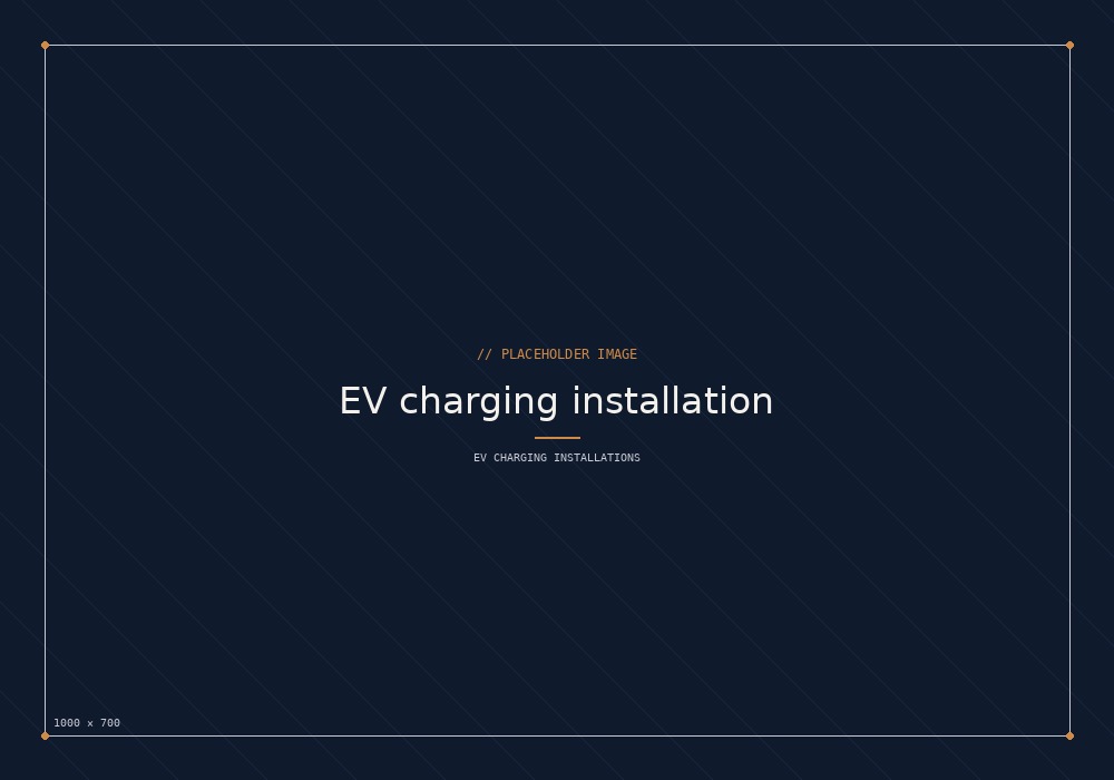 EV charging installation