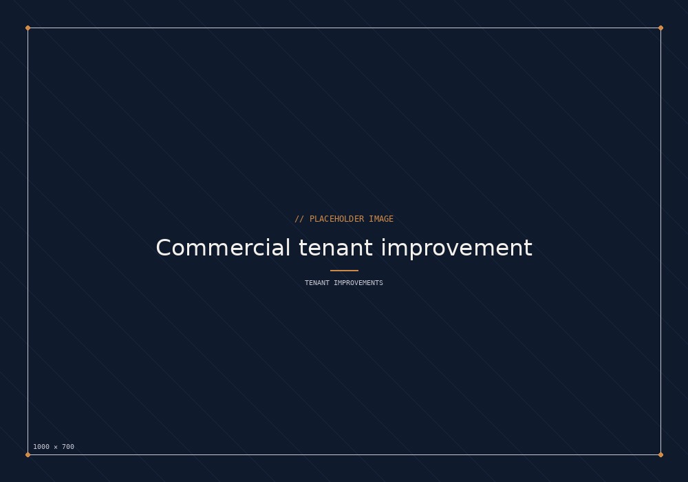 Tenant improvement